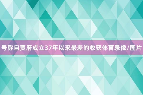 号称自贾府成立37年以来最差的收获体育录像/图片